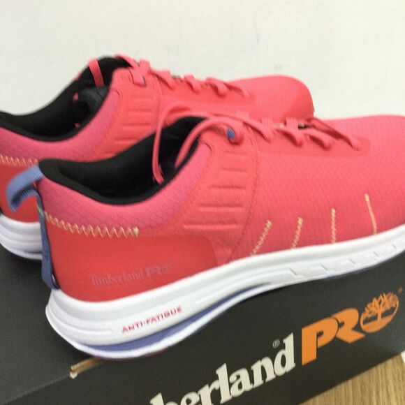 Timberland Womans PRO Overdrive Composite Sneakers Safety Toe Pink Size US 9 NWB - Picture 10 of 13